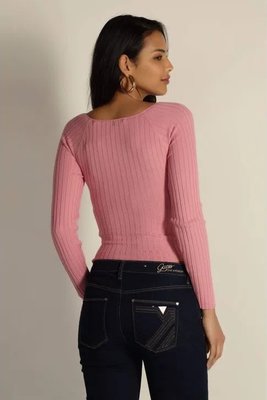 Sabine svetr – GUESS, Růžová barva Ženy