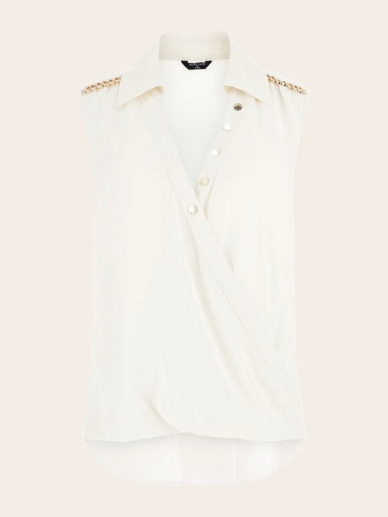 Sveva top Bílá barva Ženy