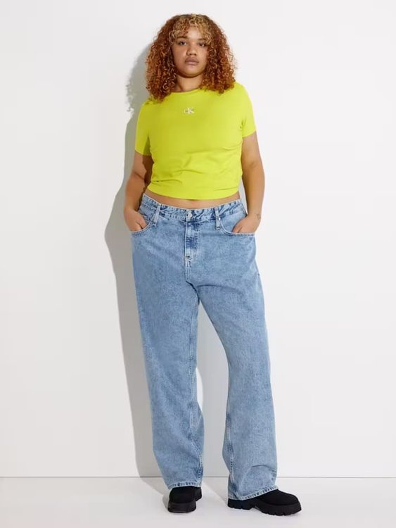 Módní Monologo Baby triko, Žlutá barva, 2023