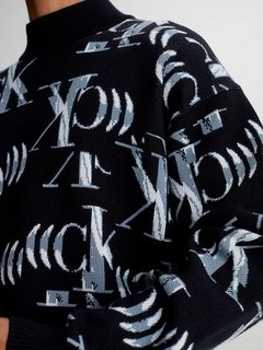 Luxusní Hyper Real svetr, Černá barva, M, L