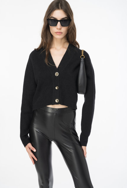 Módní Ginseng legíny, Černá barva, 2024, 2023