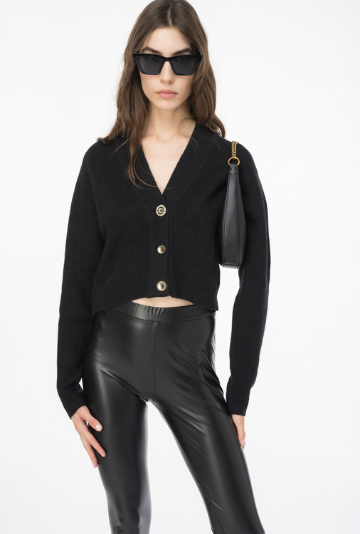 Módní Ginseng legíny, Černá barva, 2024, 2023