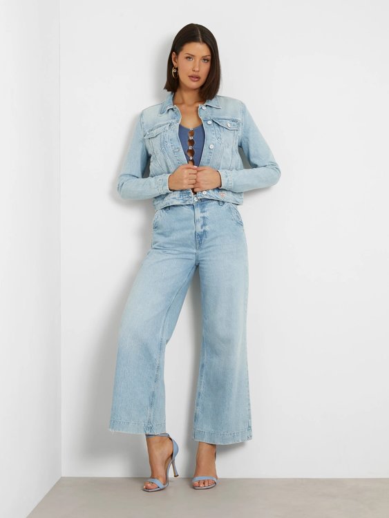 Doria bunda – GUESS, Modrá barva Ženy