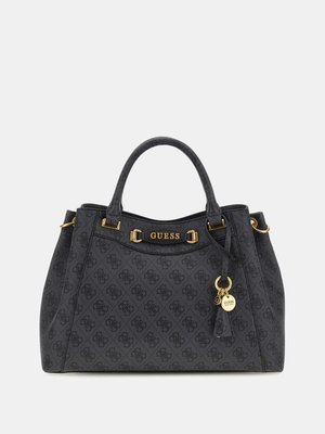 GUESS – Emera Logo Girlfriend velká kabelka, Černá barva