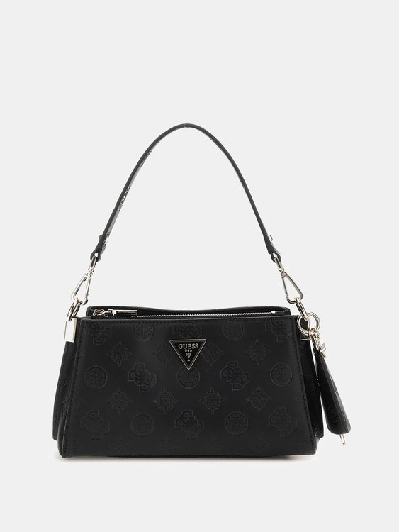 GUESS – Jena Girlfriend střední kabelka, Černá barva