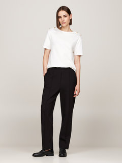 Luxusní WW0WW42907-YBL triko s/s, S 1