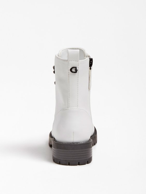 Módní Hinlee boots, Bílá, Černá barva, 2021, 2020