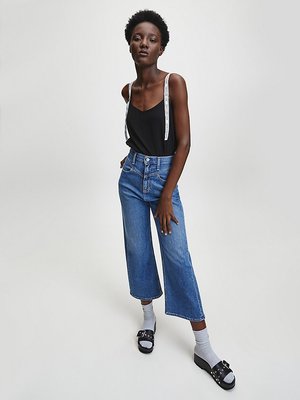 Logo Triko – Calvin Klein Jeans, Černá barva Ženy, Ženy