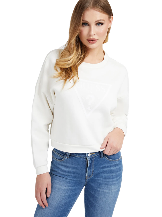 Guess – Juliane mikina, Krémová barva