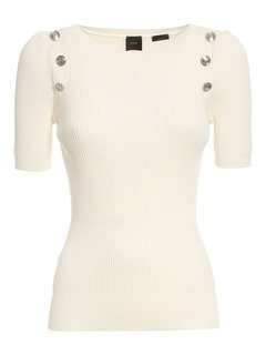 Luxusní Irun svetr, Krémová barva, M