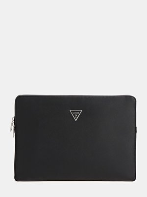 Guess – Certosa taška na notebook, Černá barva