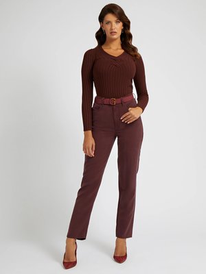 Ines svetr – Guess, Hnědá barva Ženy