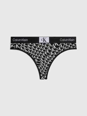 Calvin Klein Underwear – 1996 Cotton tanga, Černá barva