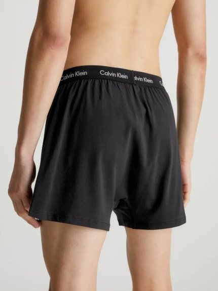 Módní Cotton Stretch trenky 2ks, Černá barva, 2023