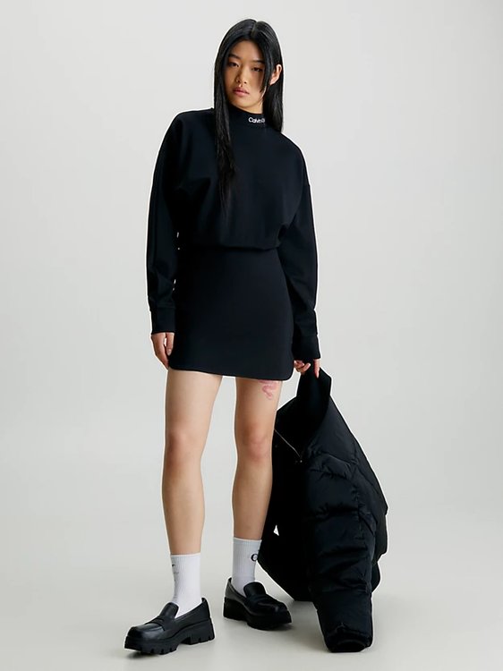 Calvin Klein Jeans – Milano Outfit šaty, Černá barva