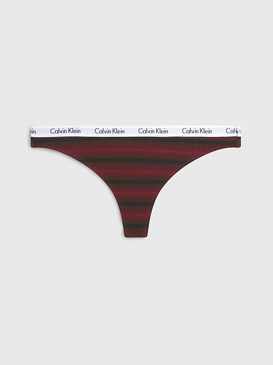 Calvin Klein Underwear – Carousel tanga, Černá barva
