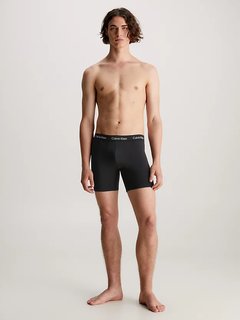 Cotton Stretch boxery 3ks Černá barva Muži