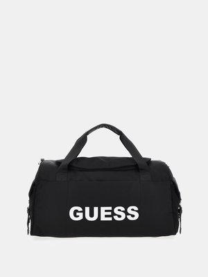 GUESS – Maxi Logo cestovní taška, Černá barva