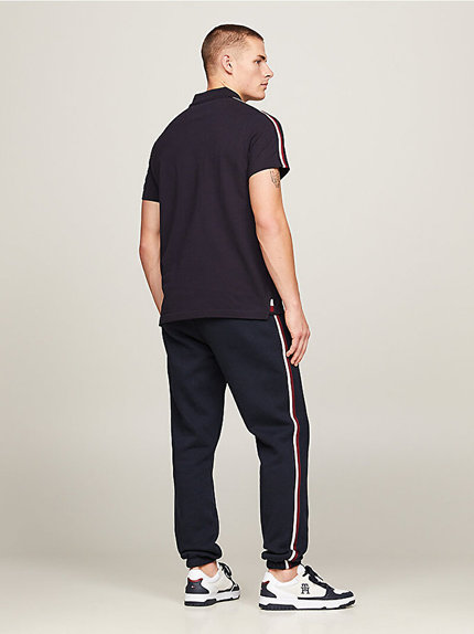 Módní Global Stripe Monotype polo, Modrá barva, 2024