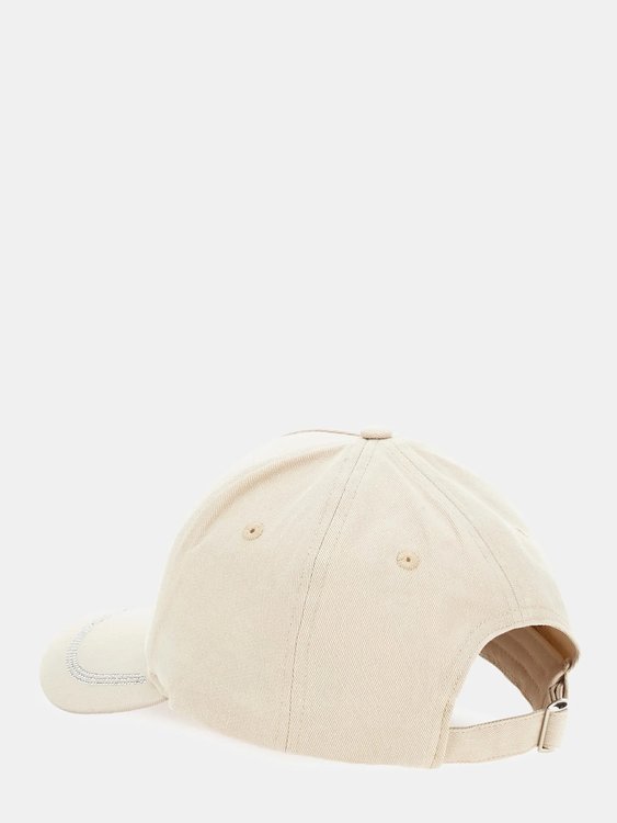 Rhinestones Baseball kšiltovka – GUESS, Krémová barva Ženy