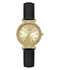 GUESS – Enchantment hodinky, Černá, Zlatá barva