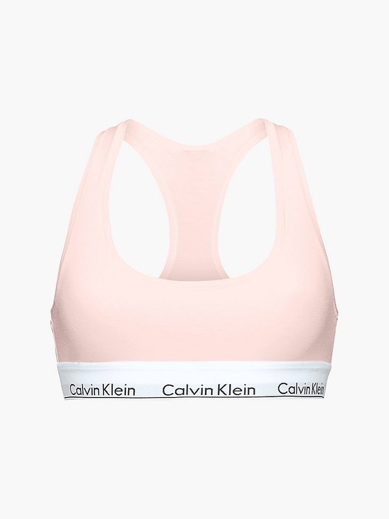 Calvin Klein Underwear – Modern Cotton podprsenka, Růžová barva