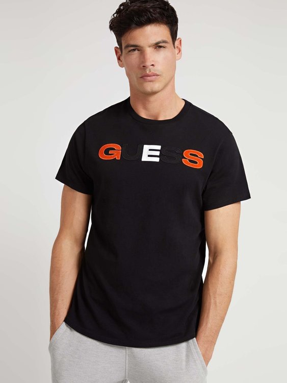 Módní Waves triko, Černá barva, 2022