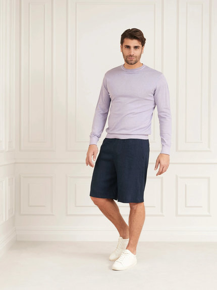 Luxusní Essential garment svetr, Fialová barva, M, L, XL, XXL