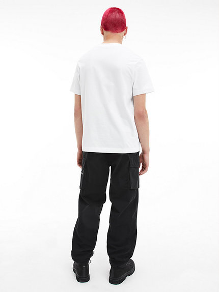 Módní Institutional triko, Bílá barva, 2022