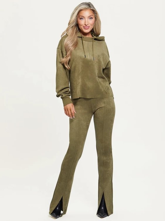 Módní Zorina mikina, Khaki barva, 2022