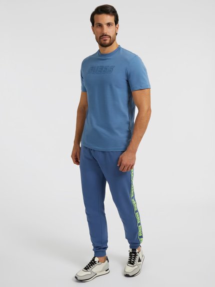 Módní Algernon triko, Modrá barva, 2023