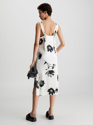 Modern Floral šaty – Calvin Klein, Bílá barva Ženy