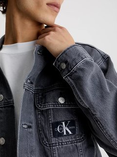 Luxusní 90's Denim bunda, Šedá barva, M, L, XL