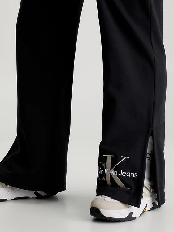 Luxusní Premium Monologo tepláky, Černá barva, XS, S, M, L