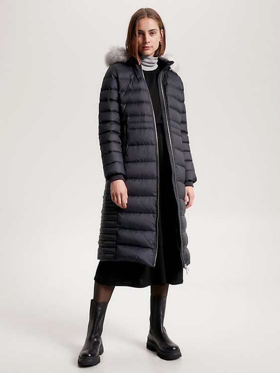 Tommy Hilfiger – Tyra Down bunda, Černá barva