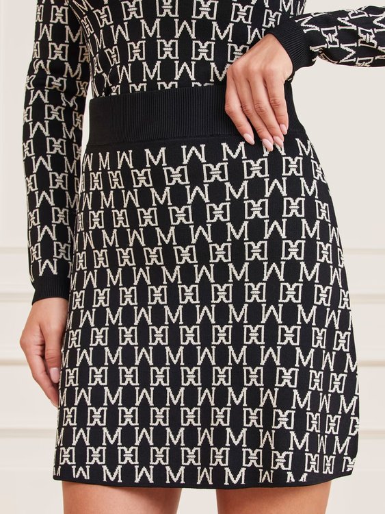 Luxusní Angelina sukně, Černá barva, XS, S, M