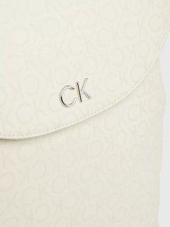 Luxusní Logo Flap batoh, Krémová barva, OS