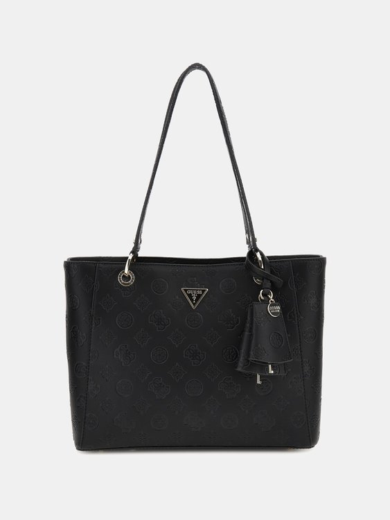 GUESS – Jena Noel Tote velká kabelka, Černá barva