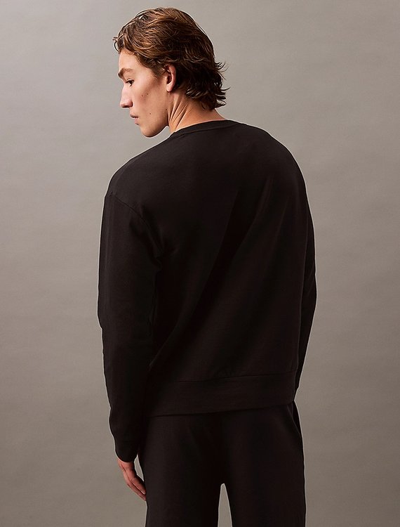 Modern Terry mikina Černá barva Muži