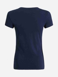 Guess, Modrá, Navy barva Front logo tričko 2