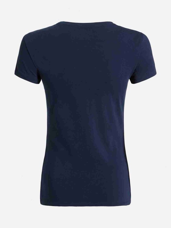 Guess, Modrá, Navy barva Front logo tričko 2