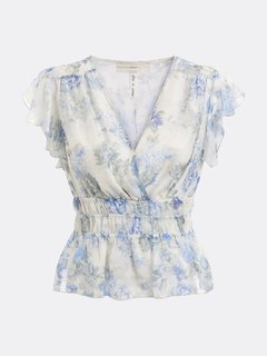 Luxusní Joandra top, Modrá, Multi barva, XS, S, M, L 1