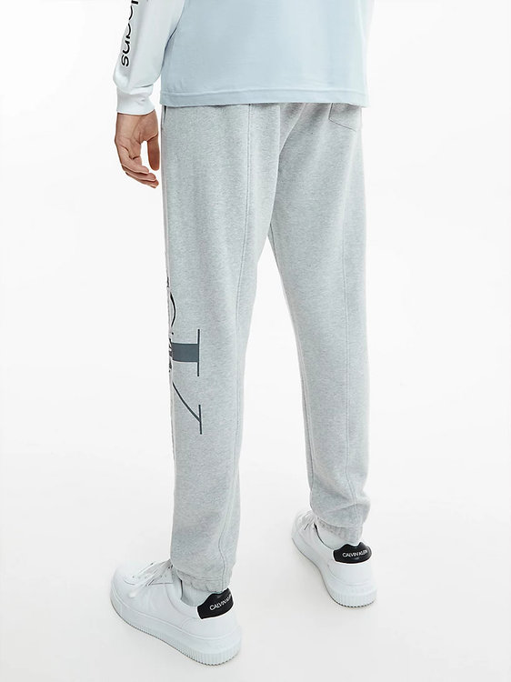 Luxusní Monogram tepláky, Šedá barva, S, M, L