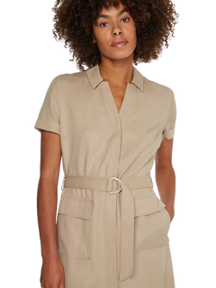 Módní Utility šaty, Béžová barva, 2022