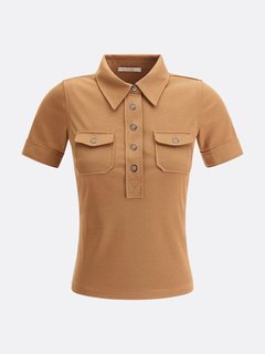 Luxusní Elodie top, Béžová barva, XS, S, M, L