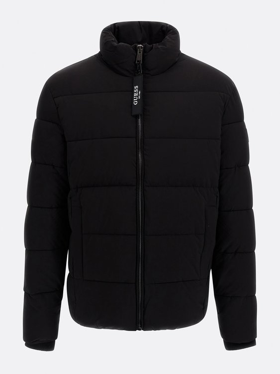 Luxusní Stretch puffa bunda, Černá barva, M, L, XL