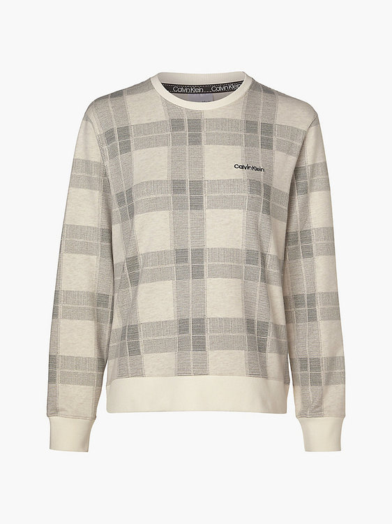 Calvin Klein Underwear – Holiday pyžamová mikina, Béžová barva