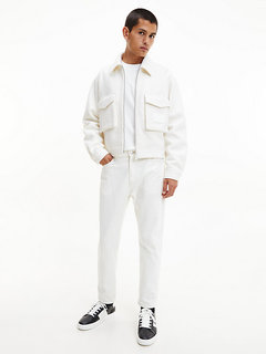 Calvin Klein Jeans, Bílá, Černá barva Classic Cupsole tenisky