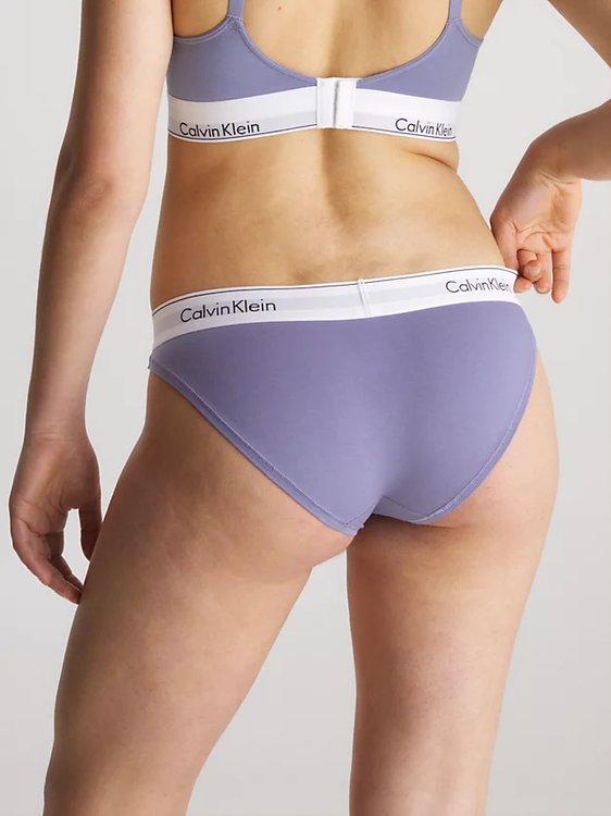 Módní Modern Cotton bikiny, Fialová barva, 2023