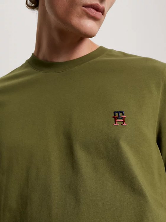 Luxusní Small Monogram triko, Khaki, Zelená barva, M, L, XL